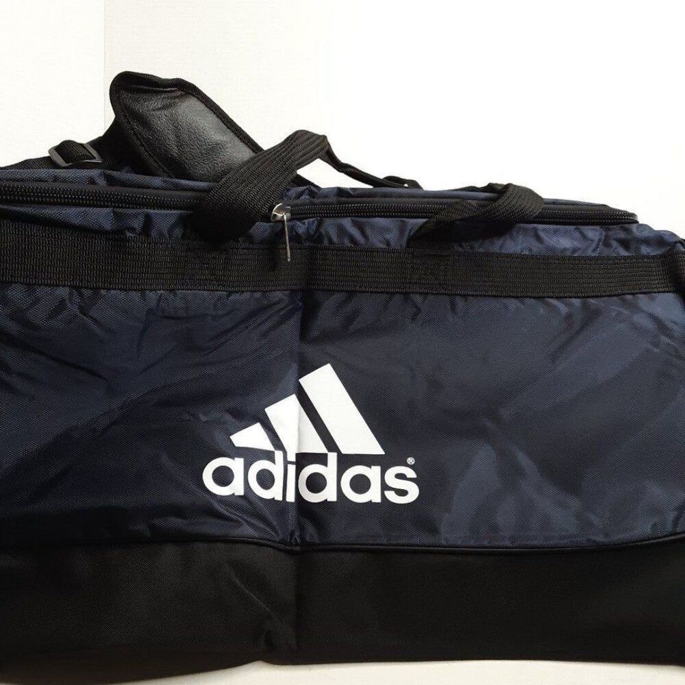Adidas Defender Large Blue Black Duffle Bag